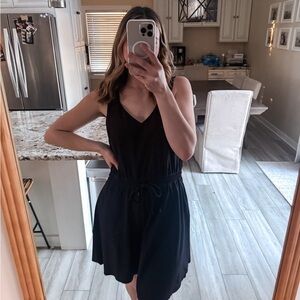 Athleta Black Savannah Dress Size Medium